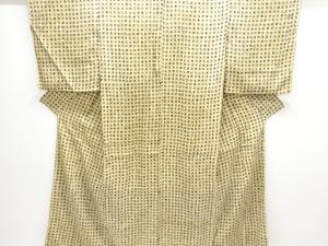 アンティーク　紋錦紗抽象模様着物